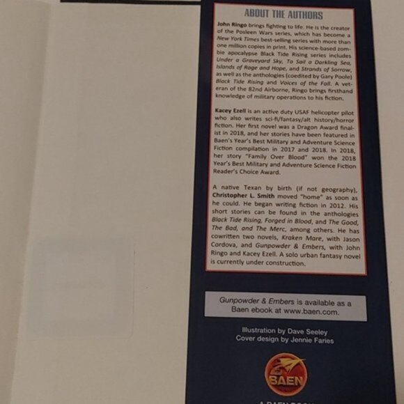 3/$13 Last Judgement's Fire 1: Gunpowder and Embers 2019 adult fiction book - Picture 5 of 6